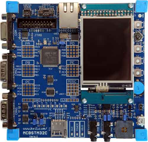 MCBSTM32C Evaluation Board