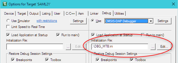 Enable MTB trace