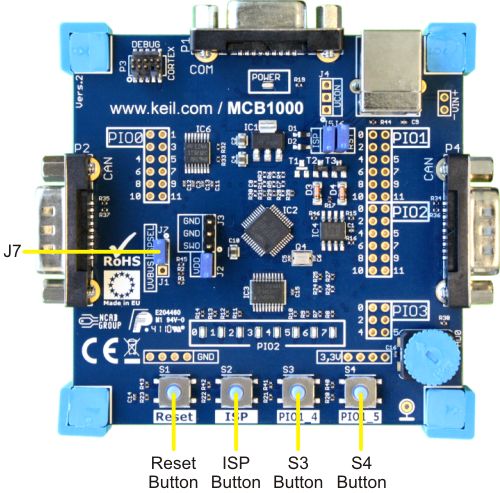 MCB1000 User's Guide: Push Buttons