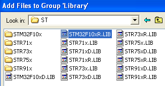 'Add files to Group' Dialog