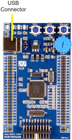 MCBTMPM330 User's Guide: USB Connector