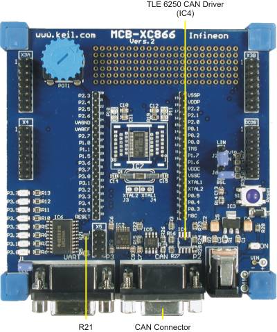 MCBXC866 Board CAN Interface