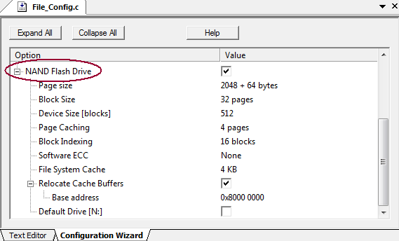 Config MCI Drive