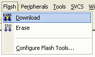 Flash Download Menu