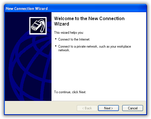 Open Network Connect Dialog
