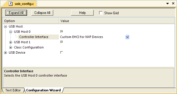 RL-USB Host Select Custom EHCI