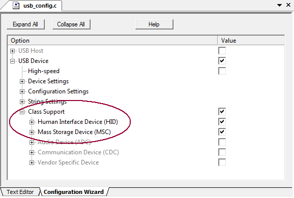 Config Communication Device