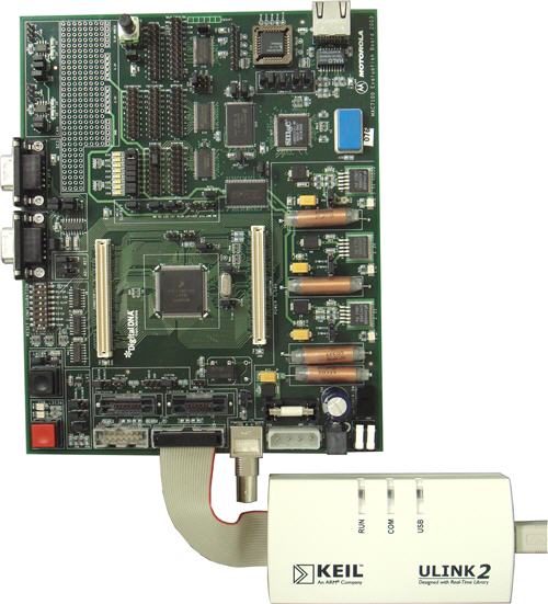 ULINK2 Adapter Connected to MAC7100