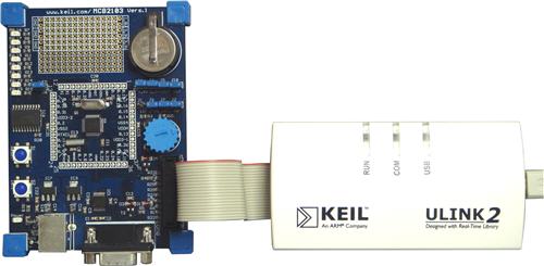 ULINK2 Adapter Connected to MCB2103