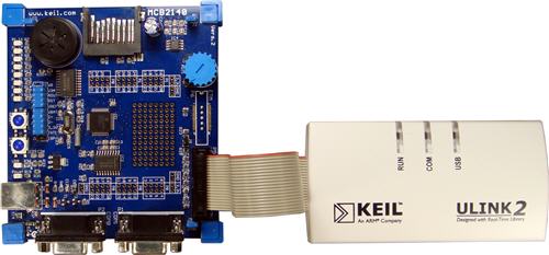 ULINK2 Adapter Connected to MCB2140