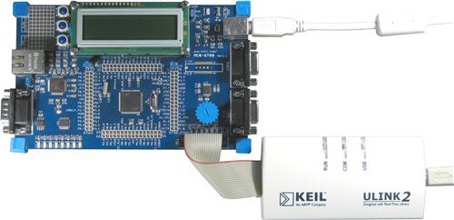 ULINK2 Adapter Connected to MCBSTR9