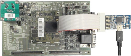 ULINK-ME Adapter Connected to LPC229x