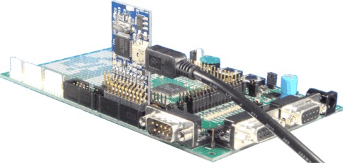 ULINK-ME Adapter Connected to TMS470R1A256