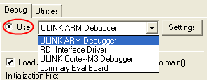 Select Target Driver