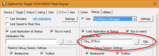 Enable MTB trace