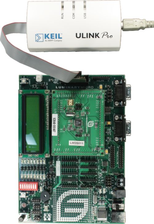ULINKpro Adapter Connected to Luminary