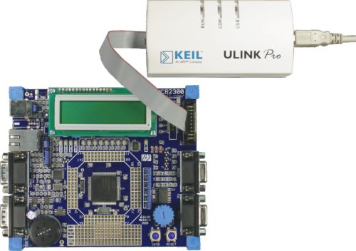 ULINK<i>pro</i> Adapter Connected to MCB2300