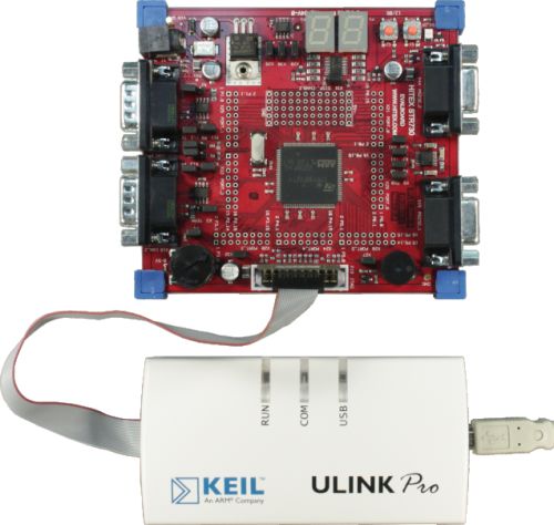 ULINK<i>pro</i> Adapter Connected to MCBSTR730