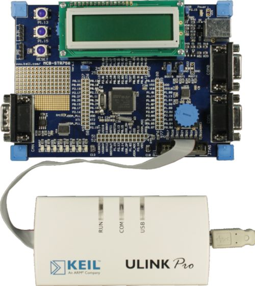 ULINK<i>pro</i> Adapter Connected to MCBSTR750