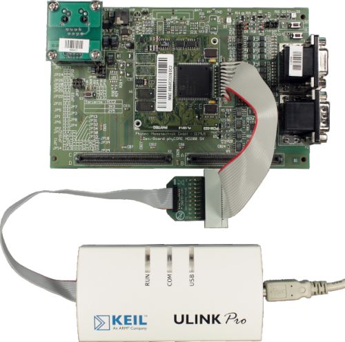 ULINKpro Adapter Connected to LPC229x