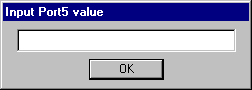 Port Input Dialog