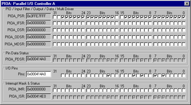 PIOA Simulation Dialog