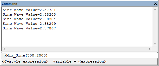 Debug Function Example