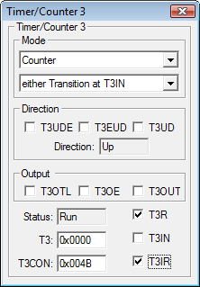 Timer/Counter Peripheral Dialog